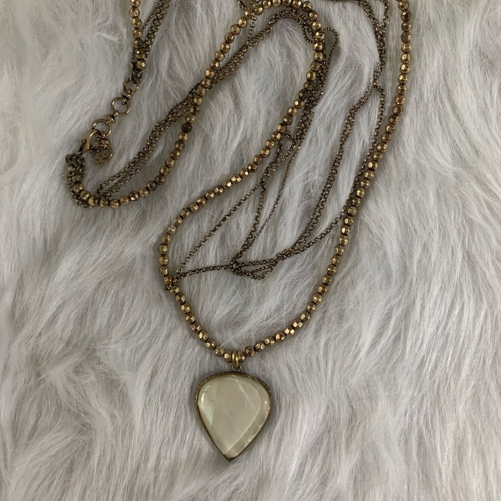Lucky Brand | Multi Strand Gold Tone Necklace